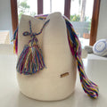 Natural White Wayuu Bucket Bag